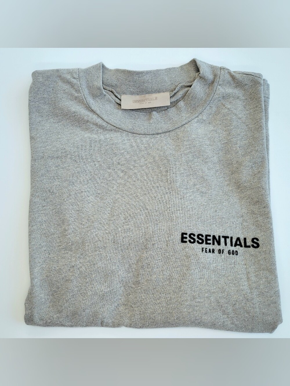ESSENTIALS Fear of God Men’s Dark Oatmeal Tee Size Medium